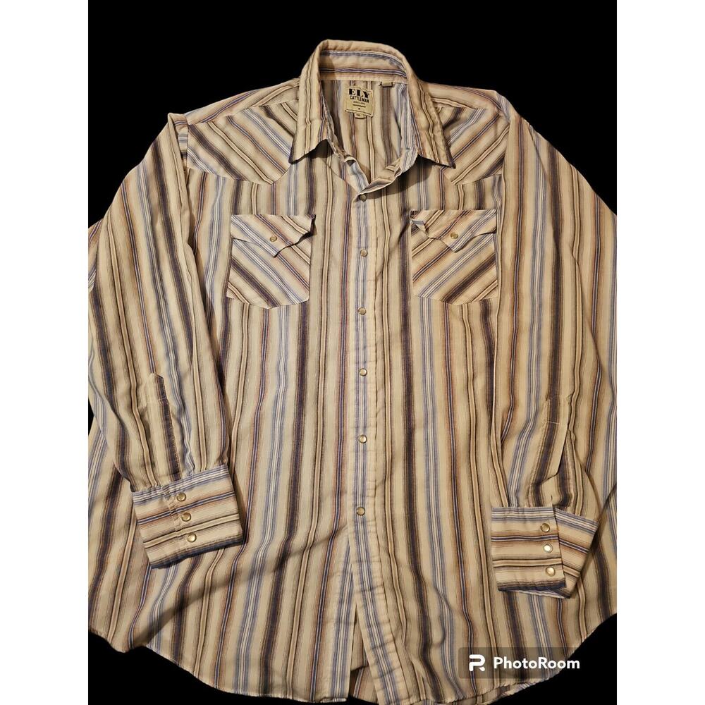ely cattleman pearl snap shirt 2XL‎